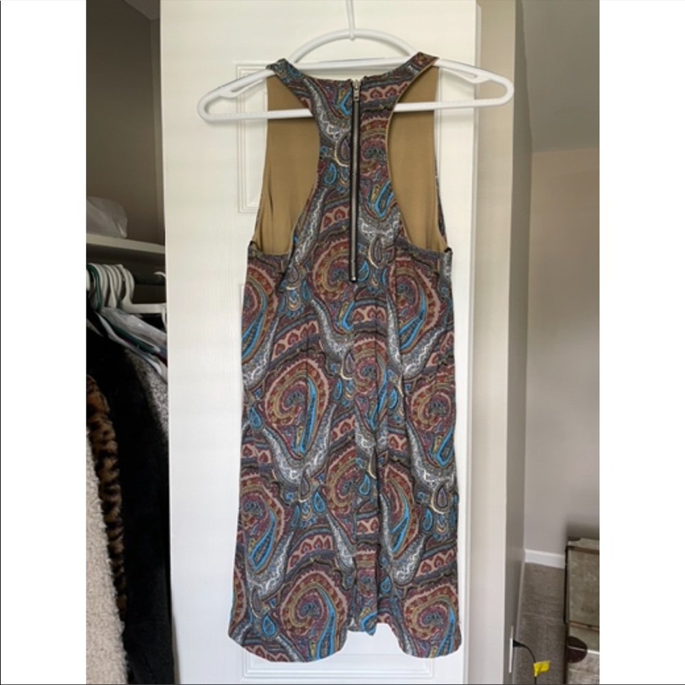 High Neck Multicolored Dress